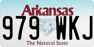 AR license plate 979WKJ