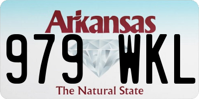 AR license plate 979WKL