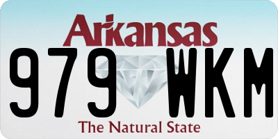 AR license plate 979WKM