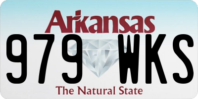 AR license plate 979WKS