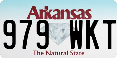 AR license plate 979WKT