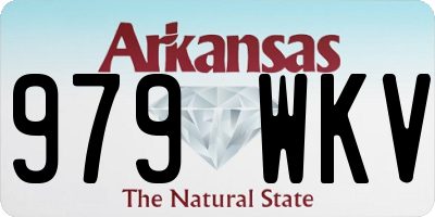 AR license plate 979WKV