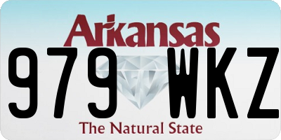 AR license plate 979WKZ