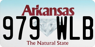 AR license plate 979WLB