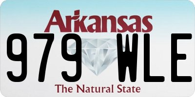 AR license plate 979WLE