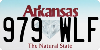 AR license plate 979WLF