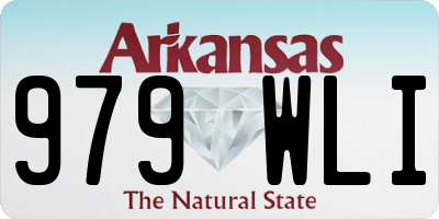 AR license plate 979WLI