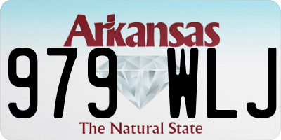 AR license plate 979WLJ