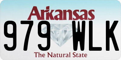 AR license plate 979WLK