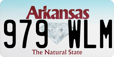 AR license plate 979WLM
