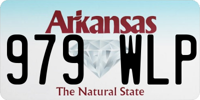 AR license plate 979WLP