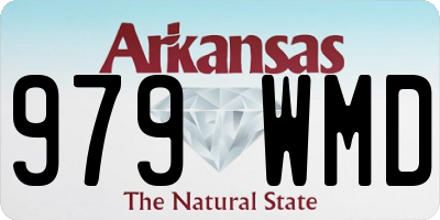 AR license plate 979WMD