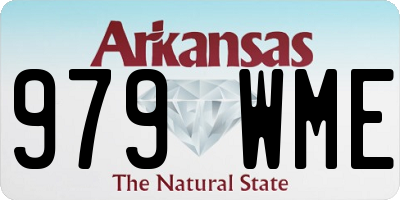 AR license plate 979WME