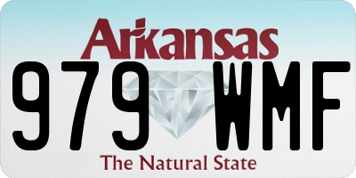 AR license plate 979WMF