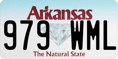 AR license plate 979WML
