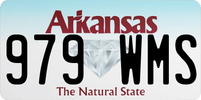 AR license plate 979WMS
