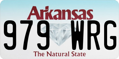 AR license plate 979WRG