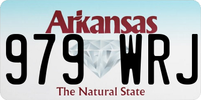 AR license plate 979WRJ