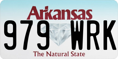 AR license plate 979WRK