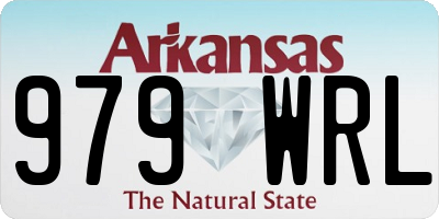 AR license plate 979WRL