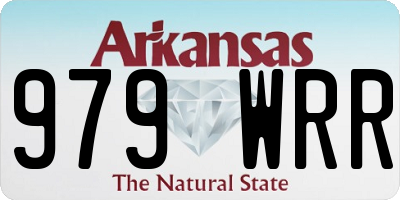 AR license plate 979WRR