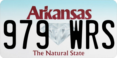 AR license plate 979WRS