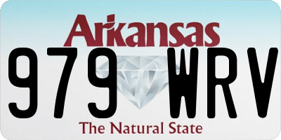 AR license plate 979WRV