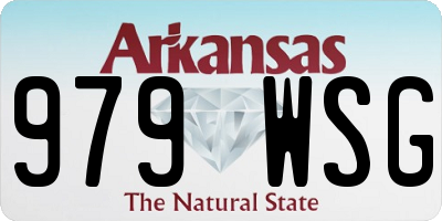 AR license plate 979WSG