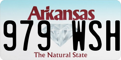 AR license plate 979WSH