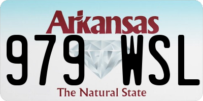 AR license plate 979WSL