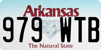 AR license plate 979WTB