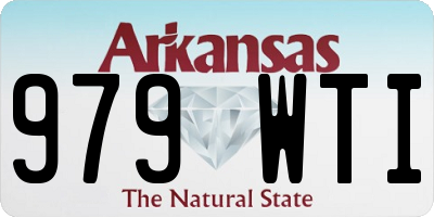 AR license plate 979WTI