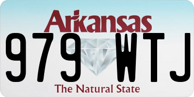 AR license plate 979WTJ