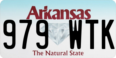 AR license plate 979WTK