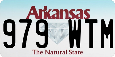 AR license plate 979WTM