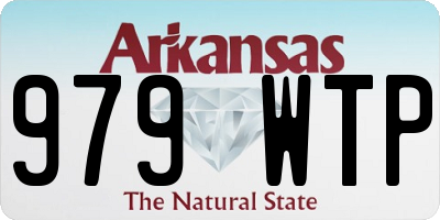 AR license plate 979WTP