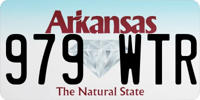 AR license plate 979WTR