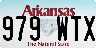 AR license plate 979WTX