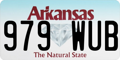 AR license plate 979WUB