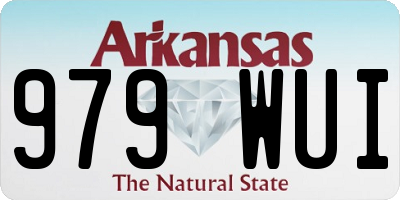 AR license plate 979WUI