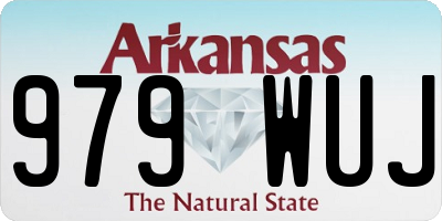 AR license plate 979WUJ