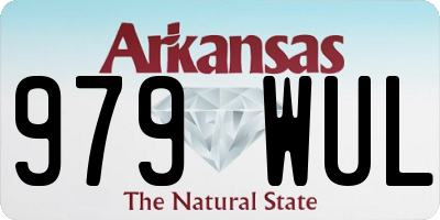 AR license plate 979WUL
