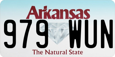 AR license plate 979WUN