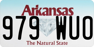 AR license plate 979WUO