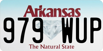 AR license plate 979WUP