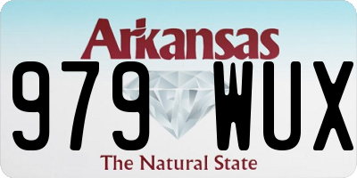 AR license plate 979WUX