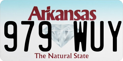 AR license plate 979WUY