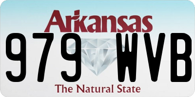 AR license plate 979WVB