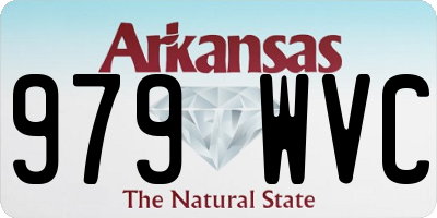 AR license plate 979WVC