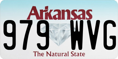 AR license plate 979WVG